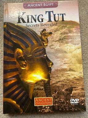 Ancient Civilizations: King Tut Secrets Revealed Hardcover Book & DVD